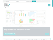 Tablet Screenshot of forexmanagedacc.com